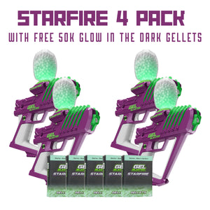 Gel Blaster StarFire (Glow In The Dark Blaster) -4 pack