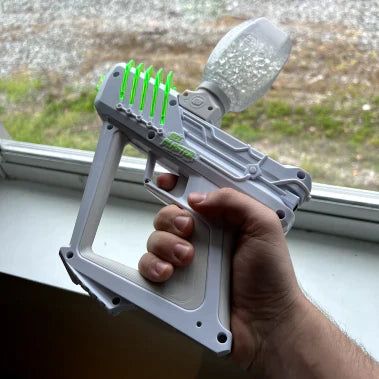 Gel Blaster with White Gellets